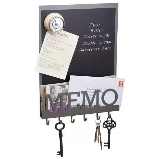 Living Nostalgia Magnetic Memo Board/Chalkboard, Grey/Black, 43.5 x 30 cm/(17 in x 1 in x 3 in), LNMEMO Shop quality Living Nostalgia Magnetic Memo Board/Chalkboard, Grey/Black, 43.5 x 30 cm/(17 in x 1 in x 3 in) in Kenya from vituzote.com Shop in-store or online and get countrywide delivery!