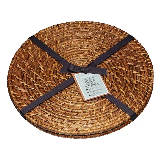 Shop quality Artesà Bamboo Rattan Round Placemats, (11") (Set of 2) in Kenya from vituzote.com Shop in-store or online and get countrywide delivery!