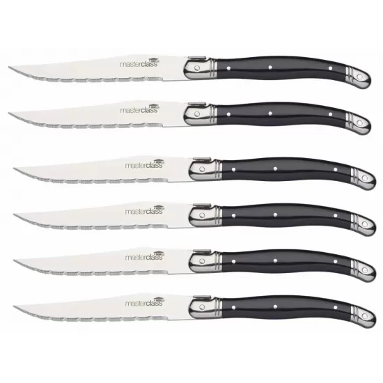 Master Class Luxury Stainless Steel Steak Knives (Set of 6), MCSTEAK6 Shop quality Master Class Luxury Stainless Steel Steak Knives (Set of 6) in Kenya from vituzote.com Shop in-store or online and get countrywide delivery!