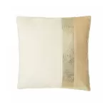 Kensington Townhouse Velvet Cushion with Snakeskin Leather Effect