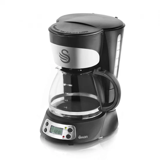 Swan 750ml Programmable Coffee Maker with Anti Drip Function, 700w, Black, SK13130N Shop quality Swan 750ml Programmable Coffee Maker with Anti Drip Function, 700w, Black in Kenya from vituzote.com Shop in-store or online and get countrywide delivery!