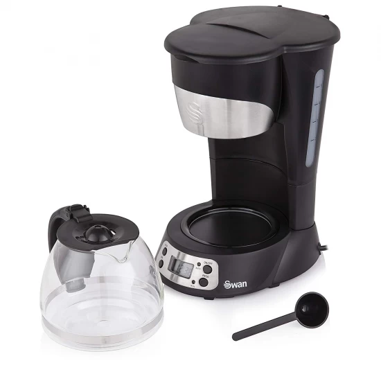 Swan 750ml Programmable Coffee Maker with Anti Drip Function, 700w, Black, SK13130N Shop quality Swan 750ml Programmable Coffee Maker with Anti Drip Function, 700w, Black in Kenya from vituzote.com Shop in-store or online and get countrywide delivery!