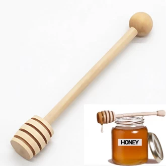Kitchen Craft Wooden Honey Dipper
