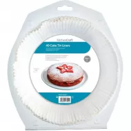 Kitchen Craft Non-Stick Round Paper Cake Tin Liners, 16 cm (Pack of 40)