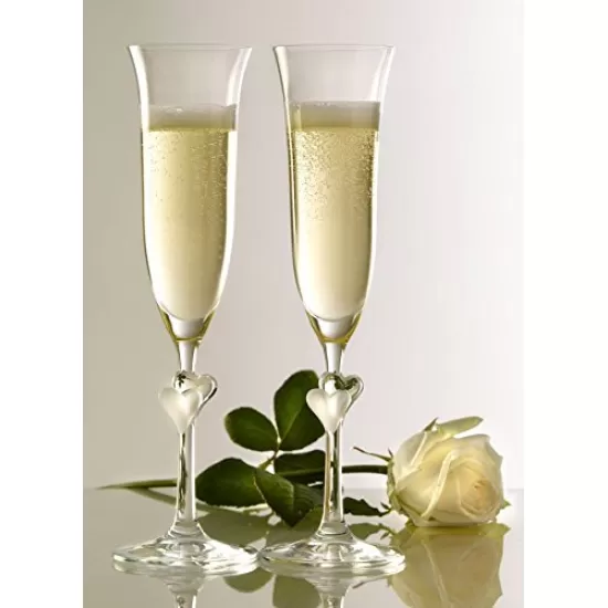 Shop quality Stolzle L Amour Sparkling Crystal Wine Flutes with Satin hearts, 175ml SET of 2 Gift Boxed Glasses (Made in Germany) in Kenya from vituzote.com Shop in-store or online and get countrywide delivery!