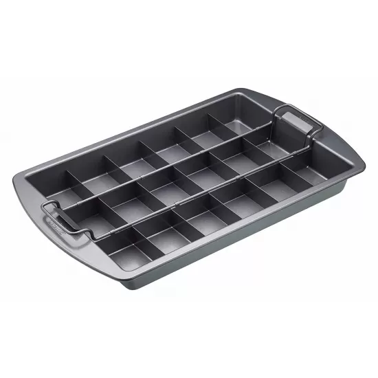 Shop quality Chicago Metallics Brownie Tin with Dividers and Loose Base, 23 x 33 cm (9" x 13") in Kenya from vituzote.com Shop in-store or online and get countrywide delivery!