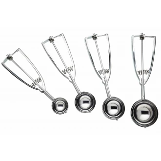 Kitchen Craft Mechanical Stainless Steel Cookie / Ice Cream Scoop, 6.2 cm (2.5”) 