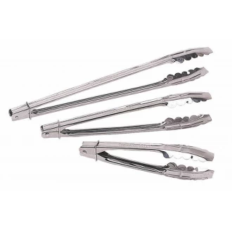 Kitchen Craft Medium Stainless Steel Food Tongs, 30 cm (12") 