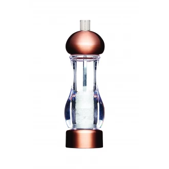 MasterClass Copper Effect Salt Mill, Transparent/Chopper, 14.5 cm