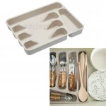 Natural Elements Eco-Friendly Bamboo Fibre Cutlery Tray
