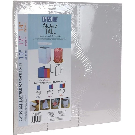 PME Make It Tall Cake Box Extender - 14 inches, CBE997 Shop quality PME Make It Tall Cake Box Extender - 14 inches in Kenya from vituzote.com Shop in-store or online and get countrywide delivery!