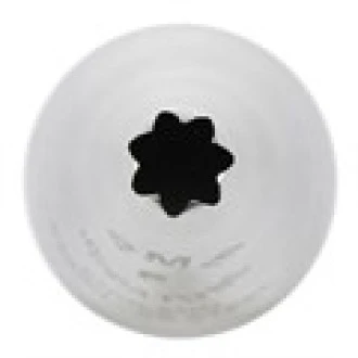 PME Stainless Steel Seamless Supatube Nozzle - Star Tubes No. 6 (Open)