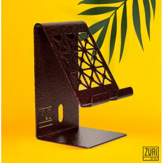 Zuri Desk Mobile Phone Holder (Steel) – Geometric Design Bronze, PHP1BR Shop quality Zuri Desk Mobile Phone Holder (Steel) – Geometric Design Bronze in Kenya from vituzote.com Shop in-store or online and get countrywide delivery!