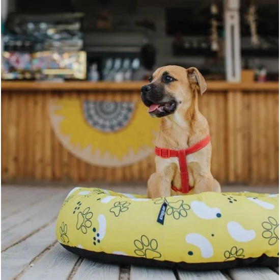 Shop quality Ariika Snoozy Medium Yellow Paws Pet Bed in Kenya from vituzote.com Shop in-store or online and get countrywide delivery!