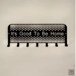Zuri Good To Be Home'Design Wall Hanging Key Holder Rack , Made in Kenya	