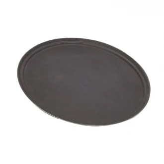 Neville Genware Gengrip 27" Oval NON-SLIP Tray, Black
