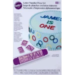 Wilton 88-Piece Alphabet Letter and Number Press Set