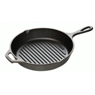 Lodge Cast Iron Grill Pan, 10.25-inch Lodge Cast Iron Grill Pan, 10.25-inch