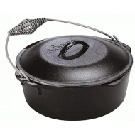Lodge Dutch Oven with Spiral Handle Bail and Iron Cover, 5-Litre