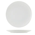 Neville Genware Incise Porcelain Solara Coupe Plate 20cm(20.25 x 2.2cm (Dia x H))