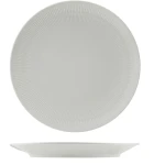 Neville Genware Incise Porcelain Solara Coupe Plate 28cm (28 x 2.65cm (Dia x H)