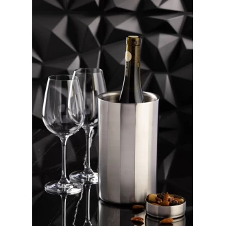 Utopia Satin Double Wall Wine Cooler (20cm x 12cm)