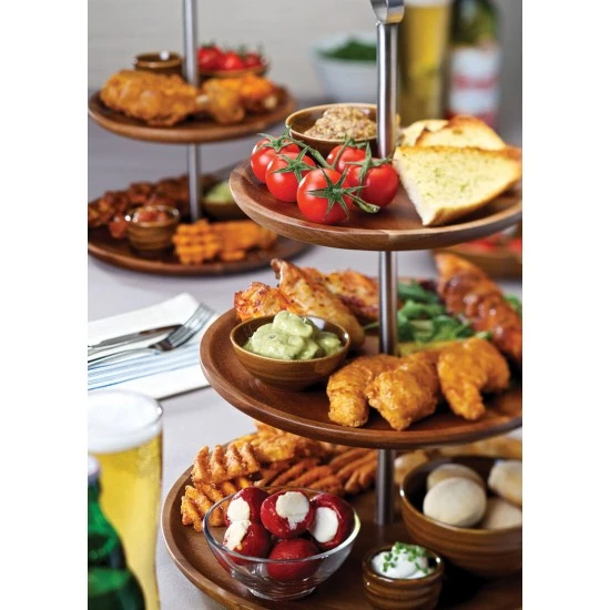 Shop quality Utopia 3 Tiered Acacia Sharing Platter, 12, 9.75, 8.25" in Kenya from vituzote.com Shop in-store or online and get countrywide delivery!