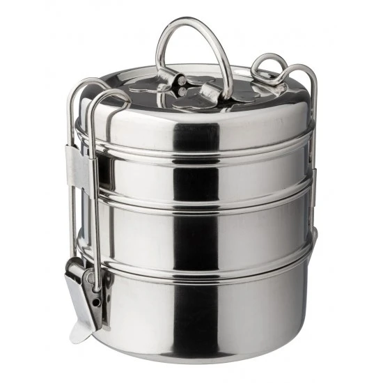 Shop quality Utopia Stainless Steel 3 Tier Tiffin Box, 4.25" (11cm) H: 4.75" (12cm) in Kenya from vituzote.com Shop in-store or online and get countrywide delivery!