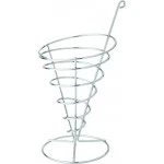 Utopia Wire Cone- Perfect For Fries And Veggies, L (12cm) H: (22cm)