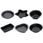 Kitchen Craft Mini Cake Pan, Assorted Shapes ( Choose from star, round, fluted edge, heart, patterned base and loaf shaped designs)