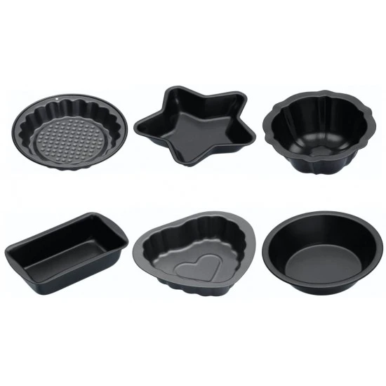 Bakeware Kitchen Craft Mini Cake Pan, Assorted Shapes