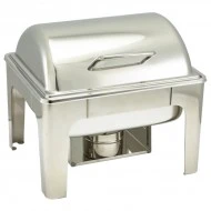 Neville Genware Stainless Steel Spring Hinged Commercial Chafing Dish