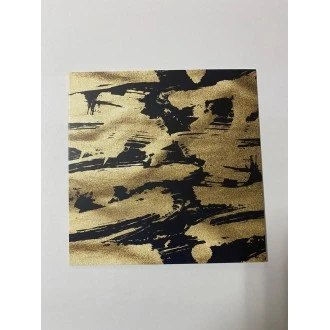 Ruby Ashley Midnight Blank Greeting Card - Blue and Gold Designs Abstract Ruby Ashley Midnight Blank Greeting Card - Blue and Gold Designs Abstract