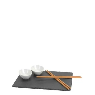 World of Flavours Slate Sushi Set, 7 piece