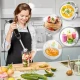 Duronic Electric Hand Blender, 350W Power, Dual Stainless Steel Blades, 40cm Handheld Immersion Stick, Lightweight Design, 600ml capacity Cups/Beakers, for Baby Food, Smoothies