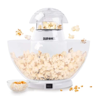 Duronic Popcorn Machine Popcorn Maker Machine, Healthy Hot Air Pop Corn Popper Home Snacks - 1 Year Warranty