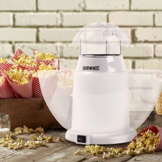 Duronic Popcorn Machine Popcorn Maker Machine, Healthy Hot Air Pop Corn Popper Home Snacks - 1 Year Warranty