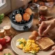 Duronic Electric Egg Boiler EB50 Egg Cooker 400W Omelette Maker for 7 Eggs with Poacher Tray Auto Shut Off