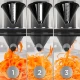 Duronic Vegetable Spiraliser-3 Blade Sizes For HB35 Hand Blender, 1.4L Capacity, Lightweight Compact Ideal for Veggie Pasta, Zucchini, and Carrot Spaghetti