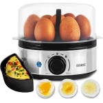 Duronic Electric Egg Boiler EB50 Egg Cooker 400W Omelette Maker for 7 Eggs with Poacher Tray Auto Shut Off
