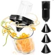 Duronic Vegetable Spiraliser-3 Blade Sizes For HB35 Hand Blender, 1.4L Capacity, Lightweight Compact Ideal for Veggie Pasta, Zucchini, and Carrot Spaghetti
