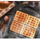 Duronic 3 in 1 Snack Maker Electric Sandwich and Toastie Makers 1200W Waffle Iron Panini Press with Interchangeable Cooking Grill Plates