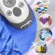 Duronic Mini Travel Steam Iron with Variable Temperature Portable, 50ml White 