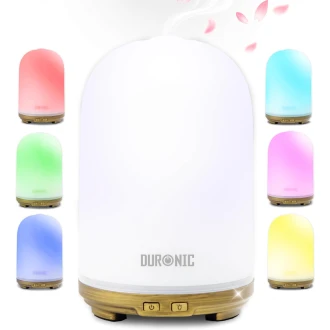  Duronic Essential Oil Diffuser, 100ml Ultrasonic Aroma Humidifier for Home, Office, Bedroom, or Spa