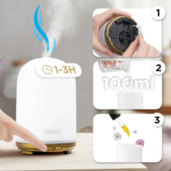 Shop quality Duronic Essential Oil Diffuser, 100ml Ultrasonic Aroma Humidifier for Home, Office, Bedroom, or Spa in Kenya from vituzote.com Shop in-store or online and get countrywide delivery!