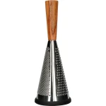 MasterClass Gourmet Cheese Large Cheese Grater,  Silver/Brown)