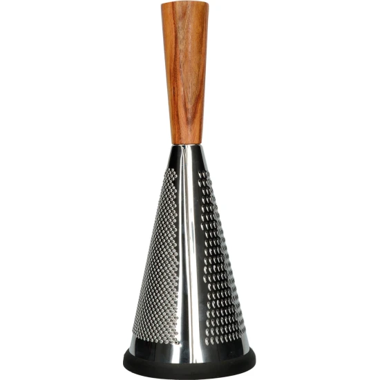MasterClass Gourmet Cheese Large Cheese Grater,  Silver/Brown)