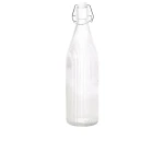 Neville GenWare Glass Striped Swing Bottle 1L/ 35oz 350 x 85mm (H x Dia)