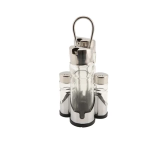 Neville Genware Oil  Vinegar & Cruet Set with Stand, 175ml