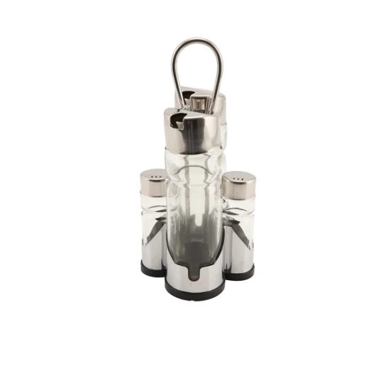 Neville Genware Oil  Vinegar & Cruet Set with Stand, 175ml